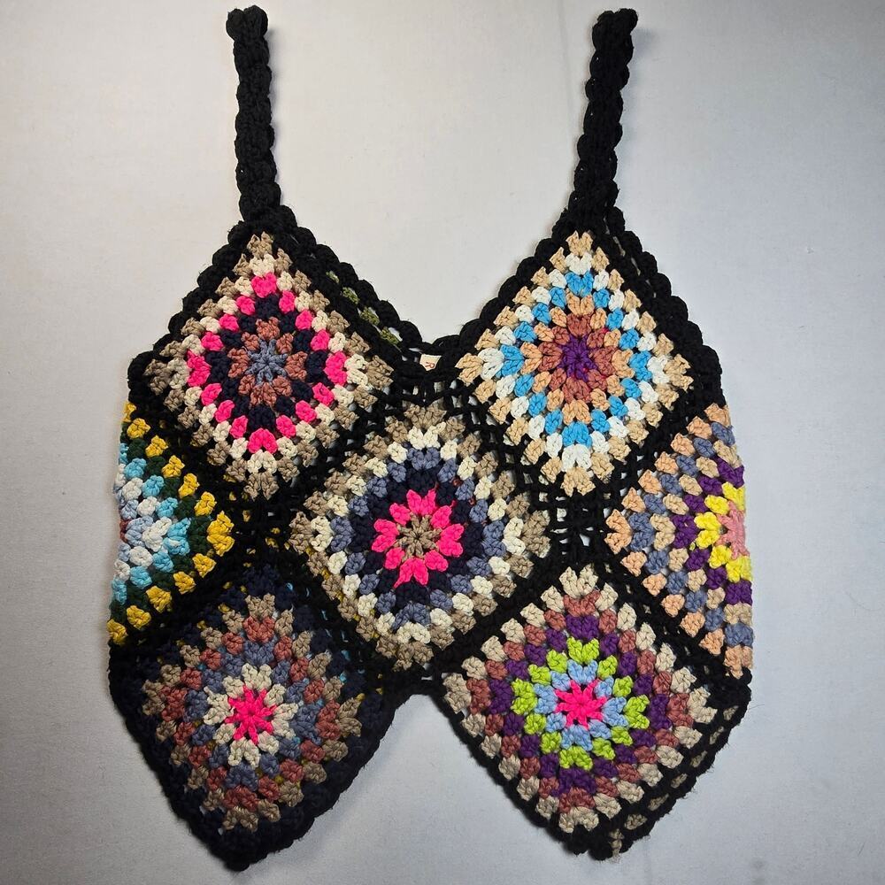 Raga for Anthropologie Cozy Crochet Tank. Size S. Retails $108 - Picture 3 of 7